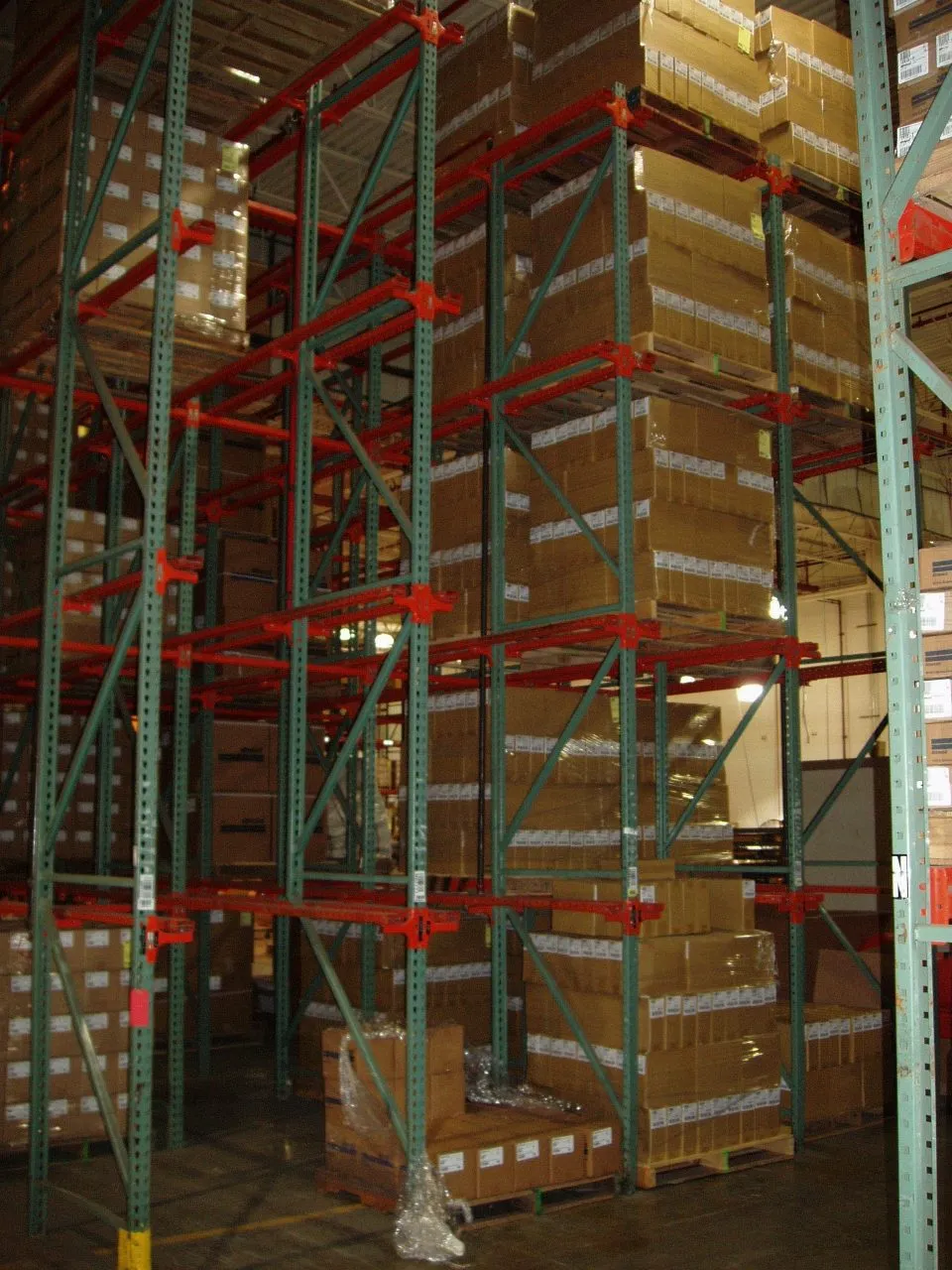 Multi-level rack and pick module structure