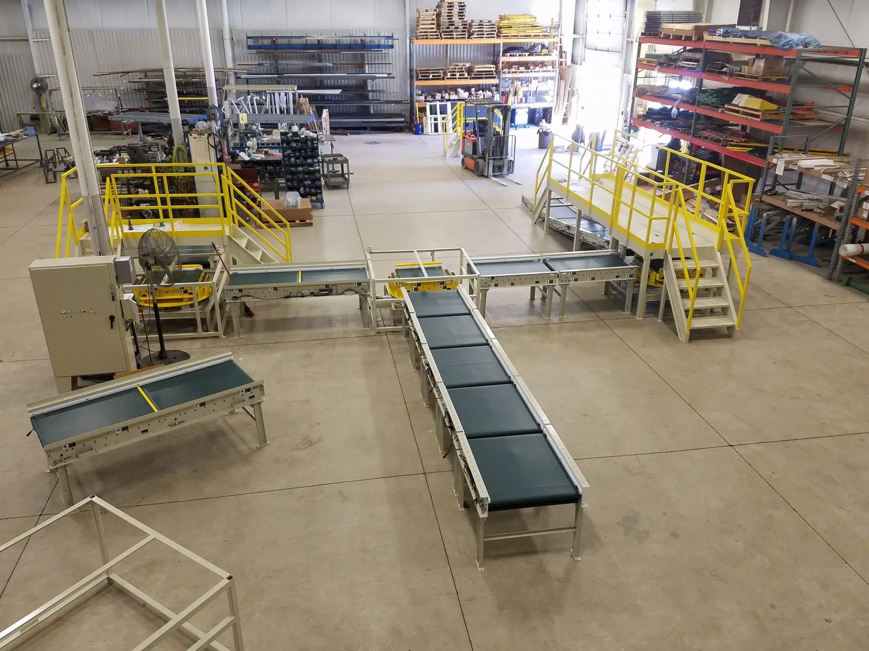 Conveyor systems on the Conveyability shop floor