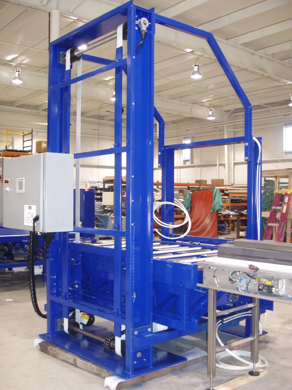 Control cabinet being built in the panel shop